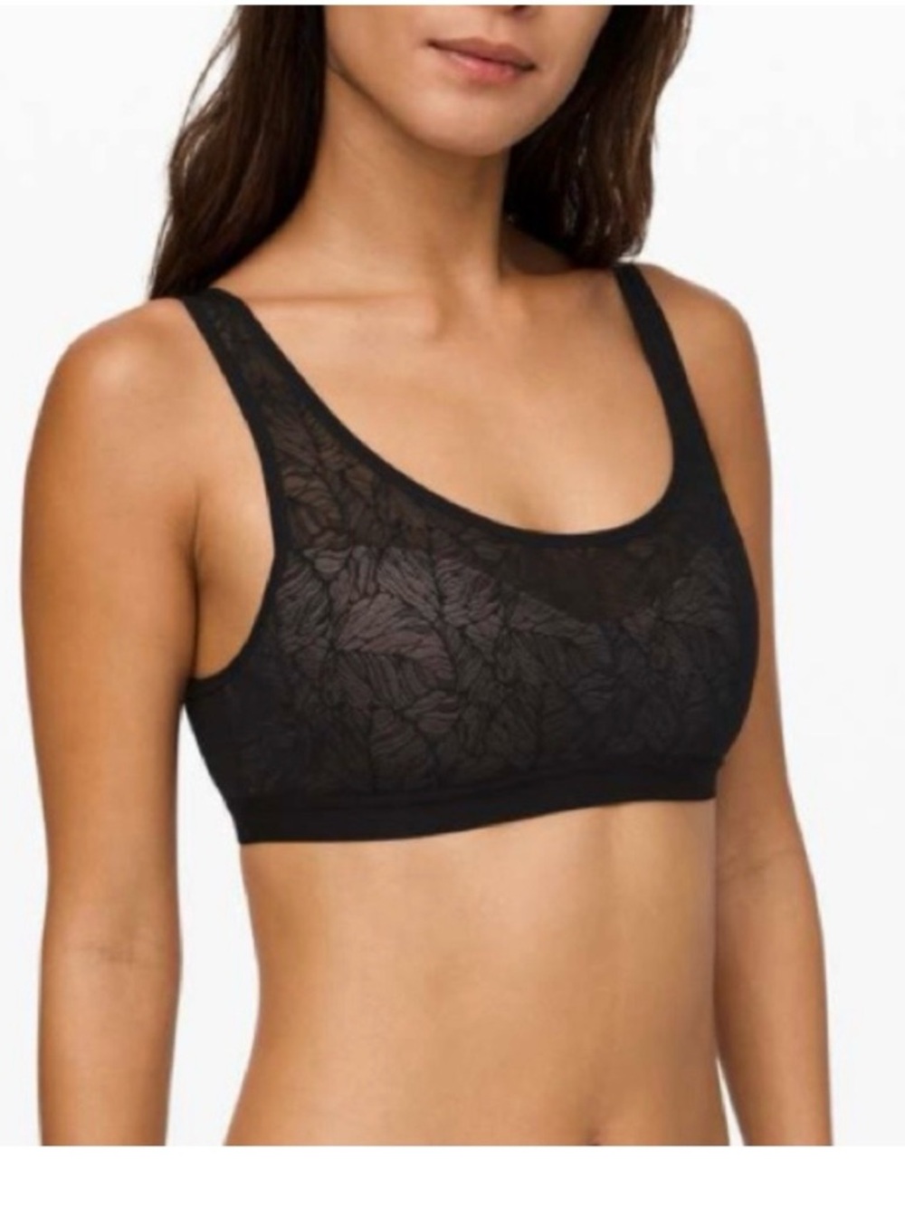 Lululemon Shadow Mesh Bra Leaf - NWT - size M